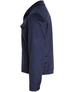 Colombo Blue Ocean Mix Cashmere Trucker Jacket Point collar Button down front Upper chest flap pockets with button closure Waist slip pockets Single button tab cuffs Elastic detail at side hem Half-lined Polyester blend lining 100% cashmere Made in Italy Evening Jumpsuit, Women Men Shoes, Trucker Jacket, Casual Blazer, Vest Dress, Flap Pocket, Blue Ocean, Handbag Accessories, Blazer Jacket