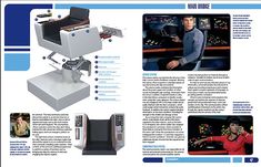 an article in the magazine features images of men working on computers and other electronic devices