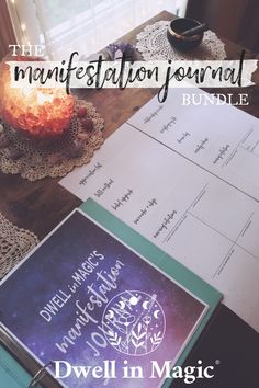 Manifestation Journaling, Manifesting Techniques, Journal Sheets, Journal Guide, Journal Format, Reflective Practice, Growth And Development, Magic Shop