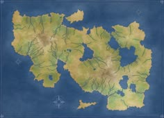 Dnd world map, Tropical map, Fantasy map