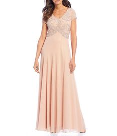 Women's Formal Dresses & Evening Gowns | Dillard's Embellished Mother Of The Bride Dress With Fitted Bodice, Dressy Mother Of The Bride Evening Dress, Feminine Embellished Evening Dress For Formal Events, Feminine Embellished Evening Dress For Formal Occasions, Feminine Evening Dress For Gala, Elegant Maxi Dress For Mother Of The Bride, Mother Of The Bride Dress For Evening, Chic Mother Of The Bride Dress With Fitted Bodice, Formal Feminine Evening Dress With Lined Bodice