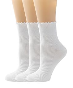 PRICES MAY VARY. These Women's Ruffle Socks are the blend of style and comfort. The adorable ruffle design adds a touch of cuteness and fun to any outfit, making them for women looking for cute and fashionable socks. The lettuce edge design also gives them a playful touch ﻿ We take great care in the quality of our socks, to make sure they are both durable. These socks keep your feet dry, fresh, and super comfortable all day long, these ankle socks are soft, warm, and comfortable. The material is Coquette Socks, White Ruffle Socks, Ruffle Ankle Socks, Cute Ankle Socks, White Ankle Socks, Aesthetic Socks, Ruffle Socks, Frilly Socks, Ruffled Socks