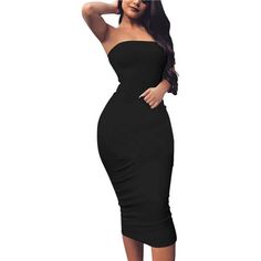 Elevate Your Wardrobe With This Sexy Strapless Bodycon Midi Tube Dress, Perfect For Any Occasion. Made From A High-Quality Blend Of 95% Polyester And 5% Spandex, This Dress Offers A Soft, Warm, And Comfortable Fit That Stretches And Hugs Your Curves Like A Glove. The Sleeveless Design And Midi Length Create A Timeless, Chic Silhouette That’s Both Classic And Casual. This Bodycon Dress Features A Simple Yet Elegant Strapless Design, Making It A Versatile Piece For Casual Outings, Clubwear, Night Strapless Ruffle Dress, Red Summer Dresses, Winter Event, Dress Maternity, Timeless Chic, Strapless Floral Dress, Dress Homecoming, Feather Dress, Midi Maxi Dress