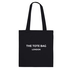 Cover all your grab and go needs with these long handle tote bags while being eco-conscious. These tote bags feature reinforced stitching on handles for more stability. 100% cotton fabric tote bags.  - Reinforced stitching on handles - Capacity 10 litres - 100% cotton - 3 - 5  oz/yard², 100 - 170  g/m² Black Cotton Canvas Bag For On-the-go, On-the-go Canvas Tote Bag With Reinforced Handles, Eco-friendly Cotton Bag With Double Handle, Cotton Canvas Tote Bag For Travel, Cotton Tote Bag With Reinforced Handles, Cotton Tote Shoulder Bag, Black Cotton Canvas Bag With Reinforced Handles, Cotton Shoulder Bag With Reinforced Handles For Shopping, Cotton Shopping Bag With Reinforced Handles