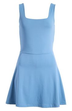 This sleeveless sport dress is cut from stretch fabric with built-in shorts and designed to keep you moving comfortably on and off the court. Square neck Sleeveless 84% nylon, 16% elastane Machine wash, tumble dry Imported Copen Blue, Sport Dress, Nordstrom Dresses, The Court, Square Neck, Stretch Fabric, Top Brands, Nordstrom, Great Deals