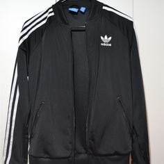 Questions? Leave A Comment Below! Nwot Adidas Long Sleeve Outerwear With Three Stripes, Black Outerwear With Three Stripes For Fall, Adidas Black Outerwear With Three Stripes Branding, Winter Black Outerwear With Three Stripes, Fitted Outerwear With Three Stripes For Fall, Fitted Three Stripes Outerwear For Fall, Fitted Long Sleeve Outerwear With Three Stripes, Adidas Fitted Track Jacket For Streetwear, Fitted Outerwear With Three Stripes For Streetwear