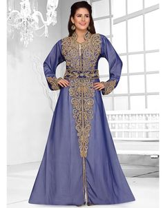 Subhanallah High neckline moroccan style kaftan 👗 Buy latest Kaftan which are made up from best quality fabrics with latest styles from our large collections at https://bit.ly/3eafqPe Shop Now : https://bit.ly/3BmIyMJ Buy online @ $89.95 #kaftan #kaftansuit #kaftansiffon #kaftansale Embellished Long Sleeve Gown For Eid, Anarkali Style Embellished Long Sleeve Kaftan, Elegant Gold Abaya With Zari Work, Gold Long Sleeve Thobe With Dabka Work, Embellished Long Thobe For Wedding, Long Sleeve Thobe With Zari Work For Eid, Long Sleeve Embellished Gown For Eid, Long Kaftan With Gold Embroidery For Wedding, Anarkali Style Long Sleeve Wedding Abaya