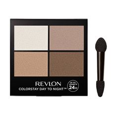 Revlon’s #1 powder eyeshadow palette is better than ever and lasts longer. Now with an enhanced buttery-soft feel and true color payoff. Updated day-to-night transitional shades build and blend for soft and chic to bold and dramatic eyeshadow looks. Modern powder-cream hybrid formula wears up to 24 hours. Featuring 9 quad palettes in neutral, romantic and bold tones, including 4 bestsellers and 5 never-seen-before shade palettes. Whatever your day looks like, these palettes have you covered. One Revlon Eyeshadow Palette, Revlon Eyeshadow, Dramatic Eyeshadow, Revlon Makeup, Eyeshadow Quad, American Crew, Revlon Colorstay, Shimmer Eyeshadow, Cream Eyeshadow