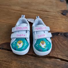 These Were Customized For A Birthday Party, But I Can Create Them For Your Little One As Well. Playful Non-slip Closed Toe Sneakers, Cute Round Toe Sneakers, Playful Sneakers With Soft Sole, Cute Non-slip Closed Toe Sneakers, Playful Slip-on Sneakers With Soft Sole, Cute White Closed Toe Sneakers, Playful Sneakers With Soft Round Toe, Playful Sneakers With Soft Sole And Round Toe, Cute Slip-on Sneakers With Soft Sole