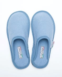 Description: The Le Clare women's Stella in sky blue is the classic "hotel slipper" reimagined in luxurious boiled wool. This quintessential slipper provides delicate comfort and has been handcrafted, only for the most discerning, the Stella will not disappoint. Featuring our premium Italian boiled wool fiber, the slipper gently conforms to your foot for cozy comfort. The natural elasticity of our wool bounces back to its original shape, giving the slipper lasting appeal with a customized fit. T Classic Hotel, Boiled Wool, House Shoes, Fashion Plates, Slipper Shoes, House Slippers, Comforters Cozy, Cute Gifts, Girls Shoes