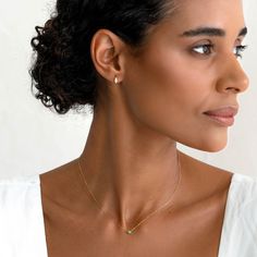 Our Amalie Necklace features an elegant emerald pendant on a 14k gold chain—a timeless addition to any jewelry collection! 


Lab grown emerald pendant measures 3mm in diameter

Necklace has an adjustable length and can be worn at 16", 17" and 18" Fine Jewelry: Yellow Gold Emerald Necklace With Delicate Chain, Elegant Yellow Gold Emerald Necklace With Adjustable Chain, Elegant 14k Gold Emerald Necklace With Delicate Chain, Emerald Necklace With Delicate Yellow Gold Chain, Yellow Gold Emerald Necklace With Delicate Chain, Elegant Green Birthstone Necklace With Delicate Chain, Delicate Yellow Gold Emerald Necklace, Elegant Emerald Necklace With Adjustable Chain For May Birthstone, Elegant Emerald Necklace With Adjustable Chain