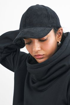 Minimalist, practical, and stylish, our Mason Corduroy Baseball Hat is pure streetwear-chic. In soft cotton cord fabric, she's got an adjustable back strap with velcro fastening to ensure the right fit, and her clean, laid-back aesthetic eschews any obvious branding or fussy details. For weekends, workdays, or 'don't wanna style my hair' days, Mason is a grab-and-go cap to complete your look.[SPLIT] Available in one size. Adjustable fit. Approximately 22.5" (56 cm) in circumference. 100% Corduro Casual Ribbed Hat For Everyday, Casual Everyday Ribbed Hat, Everyday Corduroy Snapback Baseball Cap, Casual Corduroy Baseball Cap For Winter, Winter Casual Corduroy Baseball Cap, Casual Adjustable Corduroy Baseball Cap, Casual Ribbed Cotton Hat, Casual Cotton Ribbed Hat, Adjustable Corduroy Hat For Everyday