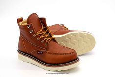 Copy of KW832 6" LIGHT BROWN FLOTER Brown Slip-resistant Lace-up Work Boots, Slip-resistant Brown Leather Work Boots, Brown Slip-resistant Plain Toe Work Boots, Brown Slip-resistant Leather Work Boots, Casual Lace-up Safety Boots, Casual Steel Toe Safety Boots, Slip-resistant Moc Toe Hiking Boots, Brown Moc Toe Work Boots With Reinforced Toe, Brown Lace-up Hiking Boots For Safety