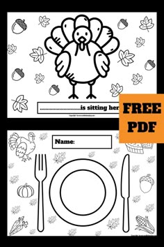 Pin has images of 2 of my thanksgiving placemat printables and the words free pdf on it. Free Printable Thanksgiving Placemats, Thanksgiving Placemats Kids, Printable Thanksgiving Placemats, Thanksgiving Placemats Preschool, Thanksgiving Activity Sheets, Thanksgiving Coloring Pages For Kids, Thanksgiving Activities For Kindergarten, Thanksgiving Coloring Sheets, Craft For Preschool