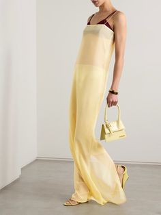 JACQUEMUS Brezza crepe gown | NET-A-PORTER Jacquemus Dress, Woman Inspiration, Crepe Gown, Resort Dresses, Inspirational Women, Net A Porter, Life Style, Women Collection, Wedding Party