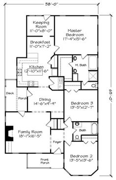 the floor plan for a two story house