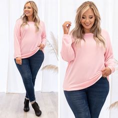 Our ALL NEW curved hem knitted slouchy is here!!! This chic pink tunic has a flattering CURVED hem, our signature dolman sleeves, and a long, looser fit! This tunic is going to be your new go-to piece for the fall and winter! It is seriously the softest knitted material ever, and the color makes it SO easy to style! Pair it with leggings, skinnies, booties, flats, a scarf, some bold accessories...seriously the opportunities are endless!!
 
100% Polyester Oversized Pink Tops For Layering, Pink Soft Knit Tops For Layering, Oversized Pink Sweater For Everyday, Everyday Oversized Pink Sweater, Pink Oversized Everyday Sweater, Knitted Tunic, Pink Tunic, Bold Accessories, Chic Pink