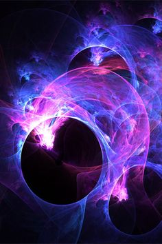 Beautiful! Art Fractal, Fractal Design, Fractal Art, Sacred Geometry, Colorful Art, Purple Color, Black Background