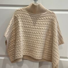 Anthropologie Cream Cape, Poncho One Size Poncho Cape, Cape, Anthropologie, Sweaters For Women, Cream, Women Shopping, Color, Ponchos