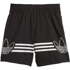 Adidas Relaxed Fit Activewear For Spring, Adidas Sportswear Shorts For Summer, Adidas Summer Sportswear Shorts, Spring Adidas Cotton Activewear, Sportswear Shorts With Three Stripes For Summer, Black Short Sleeve Activewear For Summer, Casual Striped Activewear For Summer, Summer Streetwear Shorts With Three Stripes Branding, Streetwear Black Shorts With Three Stripes