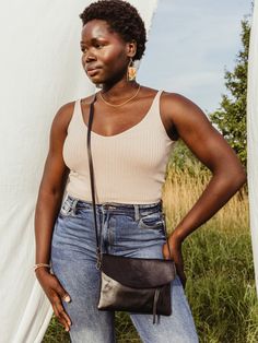 Natural vegetable-tanned black or brown leather in a simple design gives this bag a laid back look that coordinates with everything. A zippered main compartment and a flap top make this anywhere bag perfect for all your goodies on-the-go! Remove the strap to transform this simple leather crossbody bag into a fun clutch for a different look. This bag is a Joffa Best Seller for good reason. The natural leather darkens, softens, and patinas over time, telling a unique story of your travels. A beaut Casual Leather Flap Bag For On-the-go, Versatile Brown Flap Bag For On-the-go, Versatile Everyday Brown Saddle Bag, Versatile Brown Saddle Bag For Everyday Use, Versatile Soft Leather Saddle Bag For Daily Use, Leather Saddle Bag With Zipper For Everyday, Versatile Soft Leather Crossbody Flap Bag, Versatile Soft Leather Flap Bag For Travel, Versatile Saddle Bag With Soft Leather For Travel