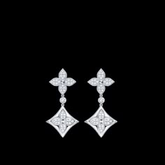 Color Blossom Long Earrings, White Gold And Diamonds - Jewelry - Categories | LOUIS VUITTON ® Louis Vuitton Earrings, Louis Vuitton Store, Earrings White Gold, Louis Vuitton Jewelry, Designer Fashion Jewelry, Earrings White, Fine Jewelry Collection, Boutique Jewelry, Wholesale Jewelry