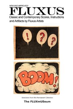 an advertisement for the flixus museum with two speech bubbles and question marks on them