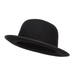 Wool Felt Bowler Wide Brim Hat

Made of 100% wool.
3 sizes available with an inner adjustable elastic tie; M(57CM), L(59CM) and XL(61CM).
Fitted with an inner hatband.
Adult/Unisex.
Crown measures 4 inches deep.
Brim measures 2.5 inches wide.
Hand wash only.
Imported.

Classy wool felt round hat for men and women.
Round top crown.
A grosgrain ribbon band is accented around the crown.
Brim is flat.
Our wide brim bowler hat is a great addition to your fall outfits for both casual and formal outings.
Fall and Winter.
12(W) X 13(L) X 5(H)inches.
Soft, thick and durable material.
Available in different colors and styles. Dressy Hats, Unisex Crown, Head Coverings, Round Hat, Bowler Hat, Hat For Men, Sticker Patches, Hat For Man, Round Top