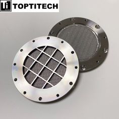 an image of a metal object with the words topitech on it