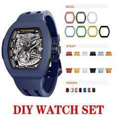 Diy Watch, Watch Set, Diy For Men, Gift Diy, We Watch, Ali Express, Mechanical Watch, Automatic Watch, Wrist Watches