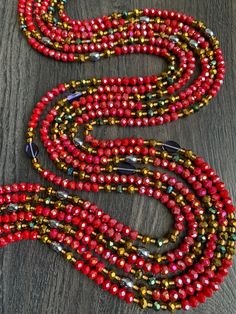 Enjoy these gorgeous WaistBeads made exclusively for you. Uses of Waist beads ★ Cultural and Spiritual Reasons ★Waist beads as ornaments as well as for symbolic adornment, ★ which serves as a sign of wealth, femininity or aristocracy, as well as spiritual well-being. ★ Weight-loss Management ★Self Love/ Confidence ​ Spiritual Waist Beads With Faceted Beads As A Gift, Spiritual Faceted Waist Beads As A Gift, Festive Multi-strand Colorful Beads Jewelry, Festive Spiritual Beaded Necklaces With Colorful Beads, Festive Spiritual Beaded Necklace With Colorful Beads, Party Necklaces With Polished Round Beads, Spiritual Faceted Beads Beaded Necklace For Festive Occasions, Spiritual Round Waist Beads As A Gift, Spiritual Beaded Necklaces For Festive Occasions