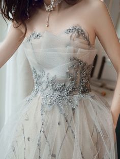 Prom Ball Gown With Sheer Bodice And Tulle, Prom Season Ball Gown With Tulle Skirt For Banquet, Sequin Tulle Evening Dress For Banquet, Sequin Tulle Evening Dress For Gala, Tulle Ball Gown With Sheer Bodice For Prom Season, Sequined Tulle Evening Dress For Banquets, Sequined Tulle Prom Evening Dress, Prom Dresses With Sequins And Tulle, Prom Evening Dress With Tulle Skirt