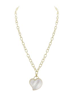 18k gold gemstone heart necklace. Luxury Mother Of Pearl Drop Necklace, Luxury Polished Mother Of Pearl Necklaces, 14k Gold Heart Cut Necklace With Adjustable Chain, Luxury Heart-shaped Necklace For Gift, Heart Pendant Necklace With Gemstone For Formal Occasions, Gold Plated Double Heart Charm Necklace, Formal Heart Shaped Gemstone Necklace, Yellow Gold Heart Cut Gemstone Necklace, Formal Heart-shaped Gemstone Necklace