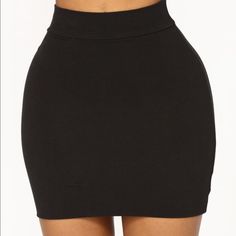 Soft And Stretchy Black Mini Skirt From Fashion Nova. Size Is Xs & It’s Brand New With Tags! Trendy Black Pencil Mini Skirt, Casual Black Pencil Skirt Skort, Fashion Nova Skirt, Black Cotton Skirt, Black Jean Skirt, Black Leather Shorts, Sparkle Skirt, Striped Two Piece, Blue Mini Skirt