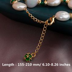 10-11mm Natural Baroque Pearl Bracelet with Green Jade Charm 14k Gold – Huge Tomato Baroque Pearl Bracelet With Pearl Drop, Single Strand Baroque Pearl Bracelet As Gift, Pearl White Baroque Pearl Bracelet With Round Beads, Baroque Pearl Bracelet With Round Beads And Pearl Charm, Baroque Pearl Bracelet With Pearl Charm, Pearl White Baroque Pearl Bracelet, Single Strand Baroque Pearl Bracelet With Round Beads, Elegant Single Strand Baroque Pearl Bracelets, Luxury Pearl Bracelet With Round Beads And Charm