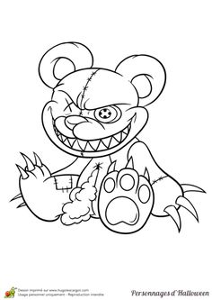 a cartoon rat with fangs on it's face