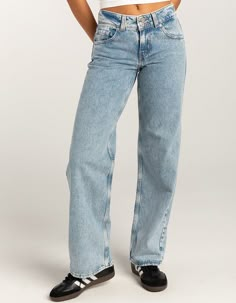 LEVI'S Superlow Loose Womens Jeans - Not In The Mood - VINTAGE | Tillys 2025 Outfits, Flannel Sweatshirt, Wwe T Shirts, Bday Wishlist, Jeans Low Rise, Chino Jeans, Open Knit Sweater, Girls Blouse, Loose Jeans