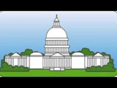 the three branches of government is shown in this animated screen graber for kids to learn how to draw