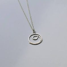 Silver Gratitude necklace gratitude symbol Everyday Symbolic Handmade Charm Necklaces, Handmade Spiral Minimalist Jewelry, Handmade Minimalist Spiral Jewelry, Everyday Spiritual Charm Necklace With Round Pendant, Small Minimalist Necklace As A Gift, Small Minimalist Necklace Perfect For Gifts, Minimalist Small Necklace Perfect For Gifts, Small Minimalist Necklace For Gift, Minimalist Handmade Spiral Jewelry