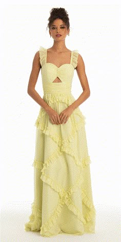 Camille La Vie Sweetheart Chiffon Ruffle Dress with Keyhole Front missy / 00 / yellow Feminine Dresses With Heart-shaped Neckline And Ruffles, Feminine Dresses With Ruffles And Heart-shaped Neckline, Cute Formal Dresses, Prom Dress Inspo, Chiffon Ruffle Dress, Beauty In Simplicity, Prom Dress Inspiration, Cute Prom Dresses, Pretty Prom Dresses