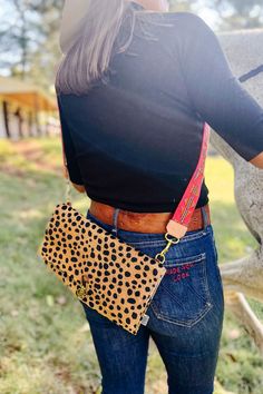 Cheetah Hair on Hide Leather Foldover Clutch & Crossbody | Leather Bags and Purses Cheetah Hair, Rooster Logo, Animal Print Handbags, Leather Envelope Clutch, Lynchburg Virginia, Leopard Clutch, Cheetah Pattern, Pattern Hair, Leopard Hair