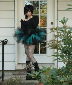 Black Teal Adult mini tutu tulle skirt All Sizes Xs - Plus Poofy three layer - goth dance party costume roller derby bachelorette rave club #RaveWear #AdultTutu #BirthdayTutu #TutuSkirt #FestivalTutu #AlternativeClothing #PeacockTutu #TulleSkirt #GothSkirt #BacheloretteTutu Punk Mini Skirt For Halloween Cosplay, Emo Fitted Mini Skirt For Cosplay, Emo Mini Skirt For Halloween Cosplay, Emo Halloween Costume Party Skirt, Emo Skirt For Halloween Costume Party, Emo Style Halloween Costume Party Skirt, Emo Style Skirt For Halloween Costume Party, Emo Style Skirt For Halloween Party, Fitted Emo Skirt For Party