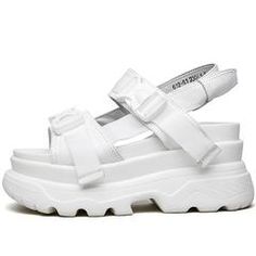 Toy Platform Sandals – Boogzel Apparel Leather Sport Sandals For Summer, White Slingback Sandals With Buckle For Summer, White Slingback Sandals With Buckle Closure For Summer, Summer Platform Slingback Sandals, Summer Slingback Wedge Sandals In Synthetic, Summer Synthetic Wedge Sandals With Adjustable Strap, White Platform Slingback Sandals For Summer, White Ankle Strap Sport Sandals For Summer, White Synthetic Sandals For Summer