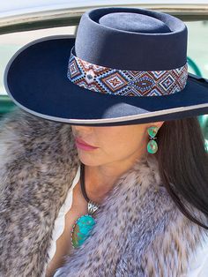 Gambler Hat – Brit West Luxury Country Style Women's Hat Bands, Women Hat, Western Style Solid Hat Bands For Western-themed Events, Western Style Hat Bands With Upf 50+ For Beach, Western Beaded Hat Bands For Western-themed Events, Western-styled Hat Band For High Crown Hats, Snakeskin Cowboy Boots, Cowboy Hats Women, Gambler Hat