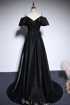 Girl Ideas | Shop Dresses for Casual, Formal and Wedding Events | Luulla Satin Long Prom Dress, Prom Dress Black, Damaged Clothes, Black Evening Dress, Black Evening Dresses, Black Prom Dresses, Long Prom Dress, Dress 100, Shop Dresses