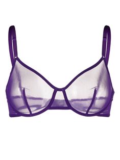 electric purple stretch-design semi-sheer construction underwire cup dart detailing two adjustable shoulder straps rear hook and eye fastening Electric Purple, Bra Items, Hook And Eye, Dart, Baby Doll, Eden, Shoulder Straps, Baby Dolls, Top Brands