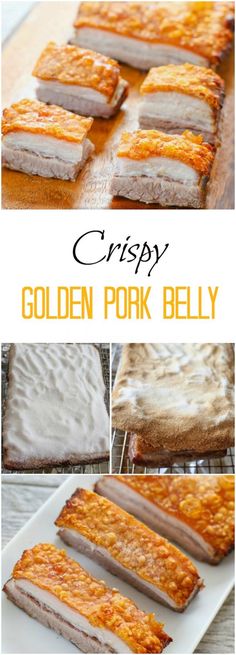 crispy golden pork belly is an easy and delicious appetizer