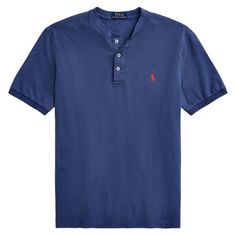 This New With Tag Polo By Ralph Lauren Short-Sleeve Henley-Style T-Shirt Is Made From Light Knit Weight Cotton That Has Been Garment Dyed And Specially Treated To Create Its Weathered Look And Authentic Character. The Signature Embroidered Polo Pony Is Featured On The Chest. Excellent New With Tag Condition. Use My Code Acathrin If You’re New To Poshmark, And Receive $10 Off Your First Order. Bundle With Other Items For A Discount And One Flat Rate Shipping. Happy Poshing Keywords: Navy, Polo, Crew Neck, Henley, Buttons, New, Knit, Lightweight, Comfortable, Natural Fibers, Preppy, Casual, Stylish, Fashion, Tee Navy Polo Collar Top For Spring, Blue Casual Workwear Top, Casual Blue Tops For Work, Navy Casual Tops For Work, Casual Navy Tops For Work, Classic Blue Crew Neck Top, Classic Blue Crew Neck Shirt, Navy Placket Top For Work, Casual Henley Tops With Placket