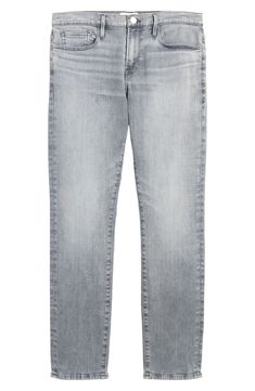 A classic slim-leg cut completes these faded jeans cut from Italian denim with a hint of stretch—a perfect update to your everyday wardrobe. 33" inseam; 13" leg opening; 10" front rise; 15" back rise (size 29) 97% organic cotton, 3% elastane Machine wash, tumble dry Imported Classic Faded Mid-rise Cropped Jeans, Classic Mid-rise Cropped Jeans In Faded Color, Classic Light Wash Slim Fit Jeans, Classic Slim Fit Light Wash Jeans, Classic Faded Jeans With Straight Hem, Classic Straight Fit Mid-rise Jeans, Classic Fitted Faded Jeans, Classic Faded Jeans For Everyday, Classic Faded Jeans For Everyday Wear