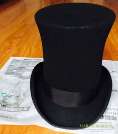 Victorian Steampunk Top Hat with Retro Design Aesthetic Steampunk Mad Hatter, Mad Hatter Top Hat, Steampunk Aesthetic, Steampunk Top Hat, Steampunk Hat, Wool Fedora Hat, Victorian Vintage, Wool Fedora, Victorian Steampunk